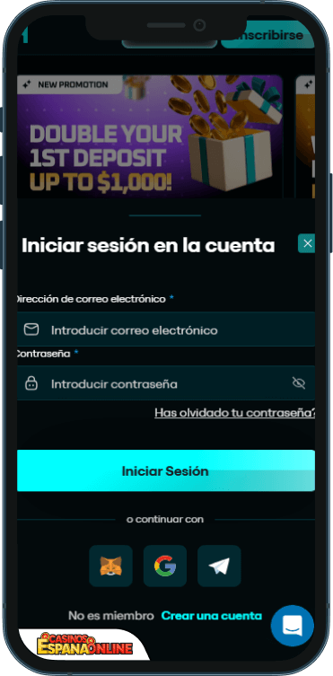HouseBets Casino Inicio de sesión