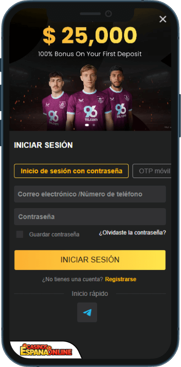 96.com Casino Inicio de sesión