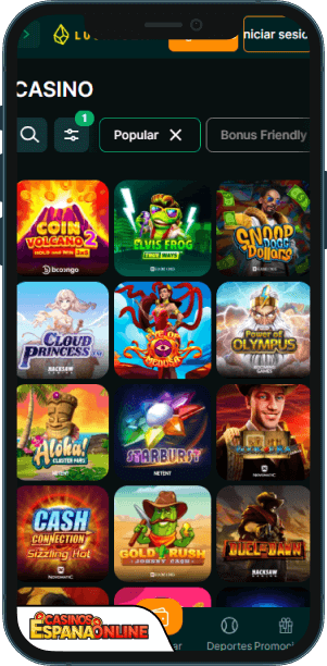 Luckygem Casino Aplicación móvil